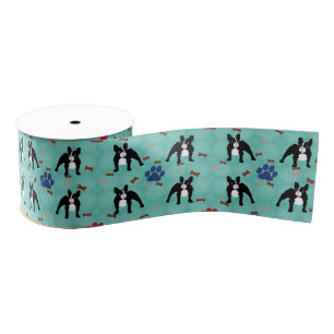 French Bulldog Grosgrain Ribbon
