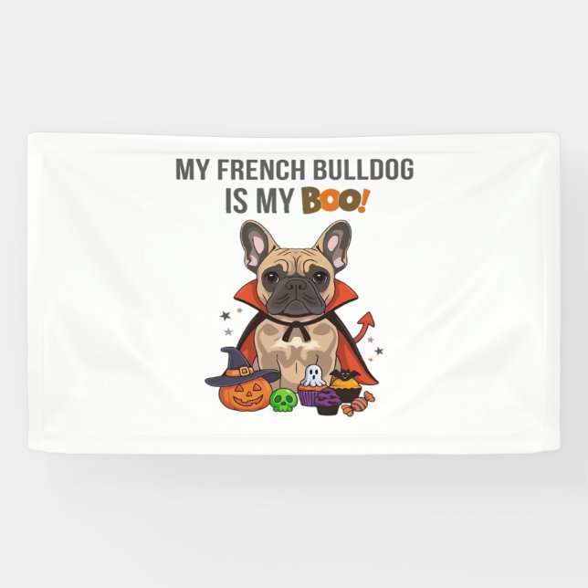 French Bulldog Halloween Costume  My French Bulldo Banner (Horizontal)