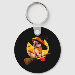 French Bulldog Halloween Costume Shirt Men Women Key Ring