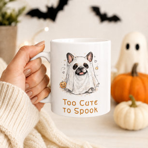 French Bulldog Halloween Cute Ghost Coffee Mug