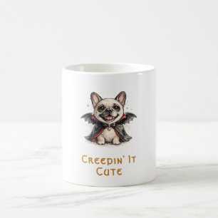 French Bulldog Halloween Cute Vampire Bat Coffee Mug