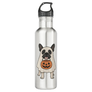 French Bulldog Halloween Dog Ghost 710 Ml Water Bottle