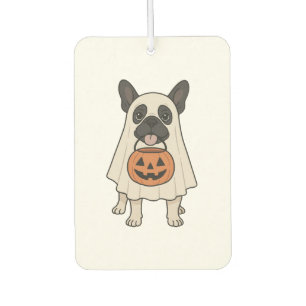French Bulldog Halloween Dog Ghost Car Air Freshener