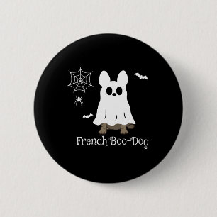 French Bulldog Halloween French Boo-dog Dog Gift F 6 Cm Round Badge