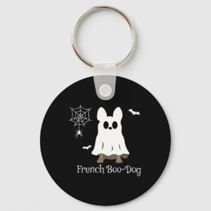 French Bulldog Halloween French Boo-dog Dog Gift F Key Ring