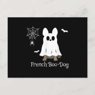 French Bulldog Halloween French Boo-Dog Dog Gift Holiday Postcard