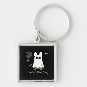 French Bulldog Halloween French Boo-Dog Dog Gift Key Ring
