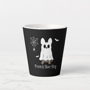 French Bulldog Halloween French Boo-Dog Dog Gift Latte Mug