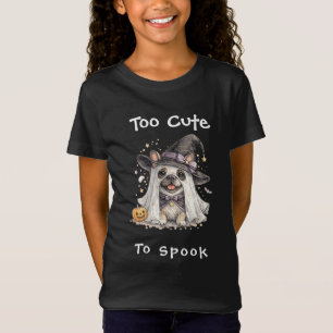 French Bulldog Halloween Girl Cute Witch T-Shirt