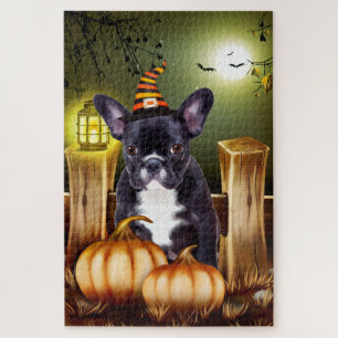 French Bulldog Halloween Jigsaw Puzzle