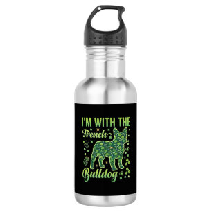 French Bulldog Halloween Macaron Eiffel Tower_1 532 Ml Water Bottle