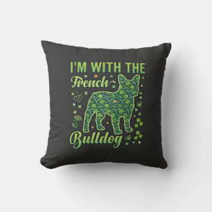 French Bulldog Halloween Macaron Eiffel Tower_1 Cushion