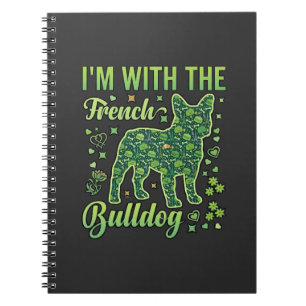 French Bulldog Halloween Macaron Eiffel Tower_1 Notebook