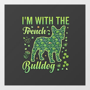 French Bulldog Halloween Macaron Eiffel Tower_1 Window Cling
