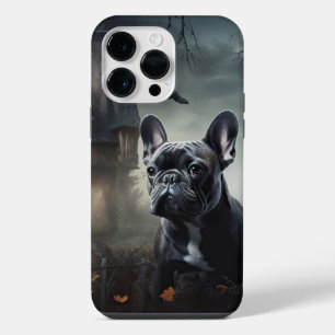 French Bulldog Halloween Scary iPhone 14 Pro Max Case