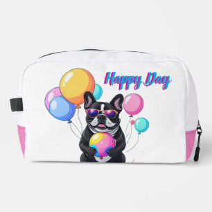 French Bulldog Happy Day Französische Bulldogge Dopp Kit