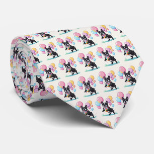 French Bulldog Happy Day Französische Bulldogge Tie