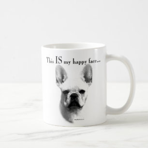 French Bulldog Happy Face Coffee Mug