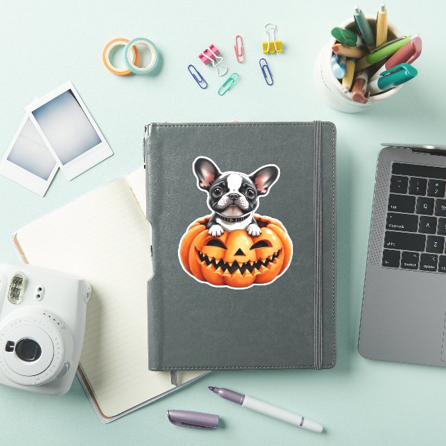 French Bulldog Happy Halloween pumpkin Classic T-S (iPad Cover)