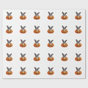 French Bulldog Happy Halloween pumpkin Classic T-S Wrapping Paper
