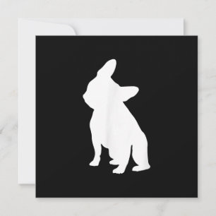 French Bulldog Head Tilt Apparel, Frenchie Head Holiday Card