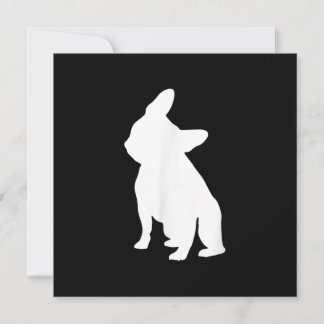 French Bulldog Head Tilt Apparel, Frenchie Head Holiday Card