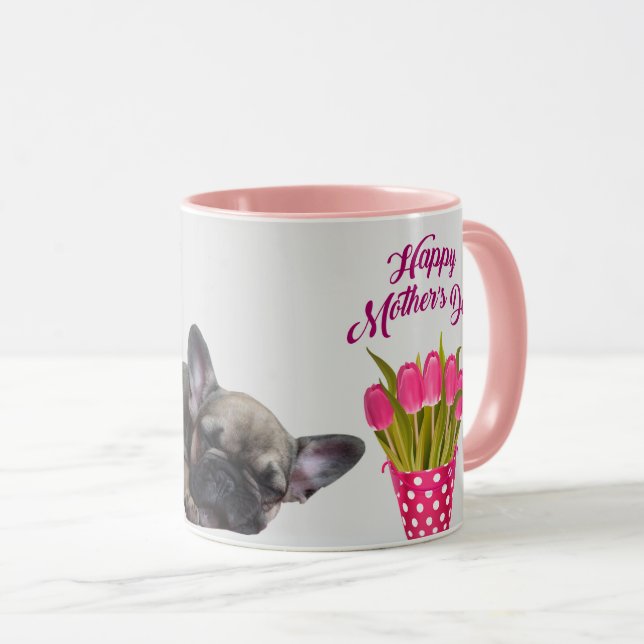 French Bulldog Heart French Bulldog Mug (Front Right)