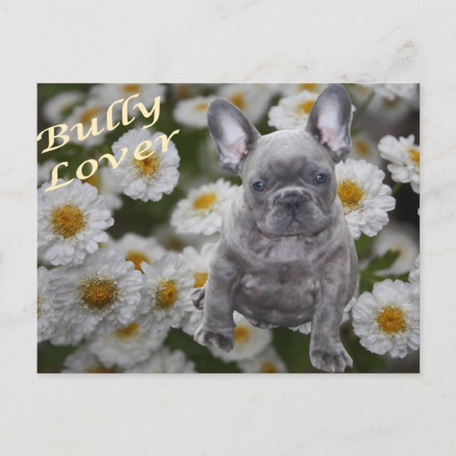 French Bulldog Heart French Bulldog Postcard (Front)