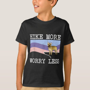 French bulldog hike more worry less graphic hiking T-Shirt