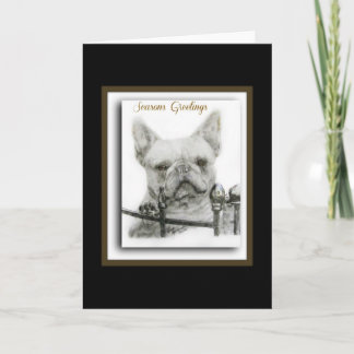 French Bulldog Holiday Card