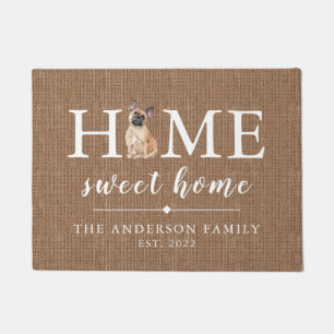 French Bulldog Home Sweet Home Doormat