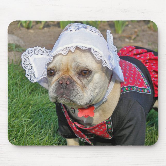French Bulldog Humour Mouse Mat (Front)