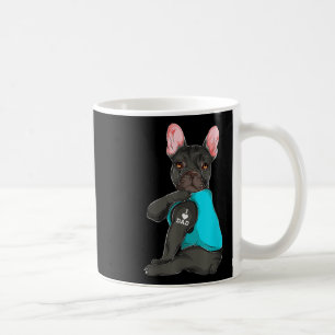 French Bulldog I Love Dad Tattoo Apparel, Dog Dad  Coffee Mug