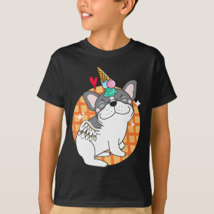French Bulldog Ice Cream Frenchie Birthday  T-Shirt