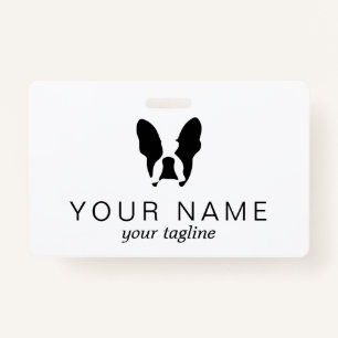 French bulldog ID badge