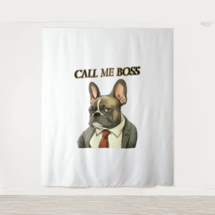French Bulldog in a Suit Tapestry