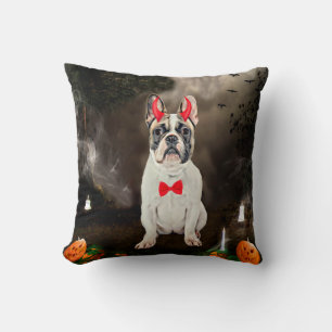 French Bulldog in Halloween Costume Cushion