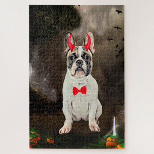 French Bulldog in Halloween Costume Jigsaw Puzzle