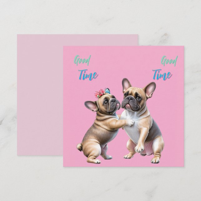 French Bulldog in love Valentine's Day  (Front/Back)