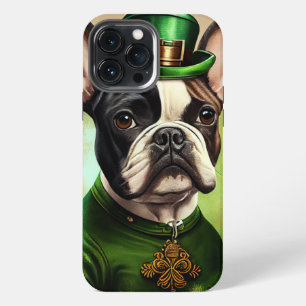 French Bulldog in St. Patrick's Day Dress iPhone 13 Pro Max Case
