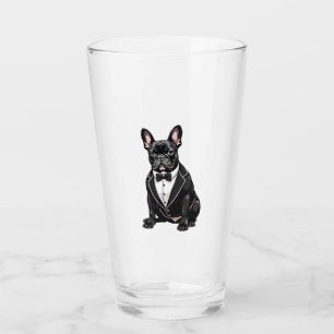 French Bulldog in Tuxedo Glass