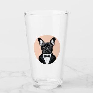 French Bulldog in Tuxedo Glass