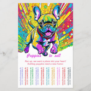 French Bulldog into your home Flyer