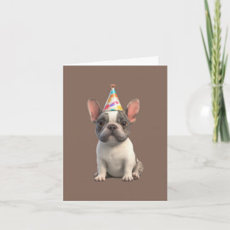 French Bulldog Invitation Card