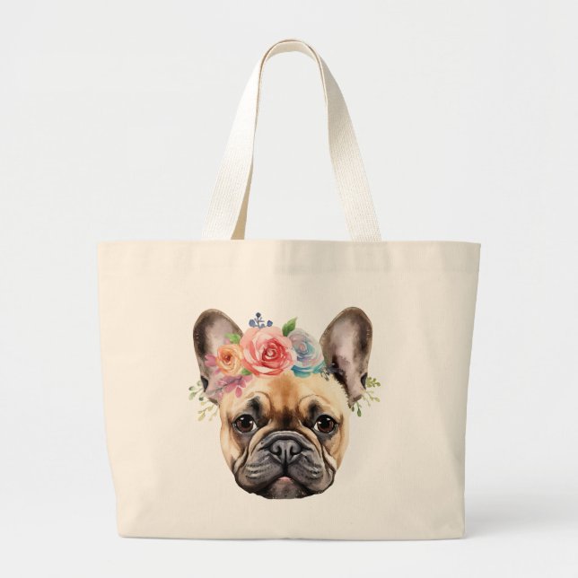 French Bulldog Jumbo Tote (Front)