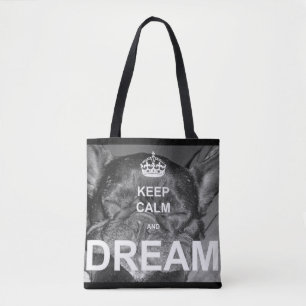 French Bulldog Keep Calm Tote Bag