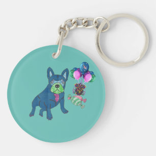 French Bulldog Key Ring