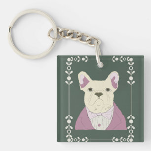 French Bulldog Key Ring