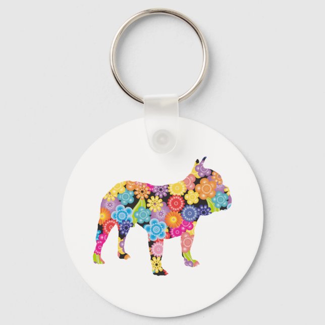 French Bulldog Key Ring (Front)