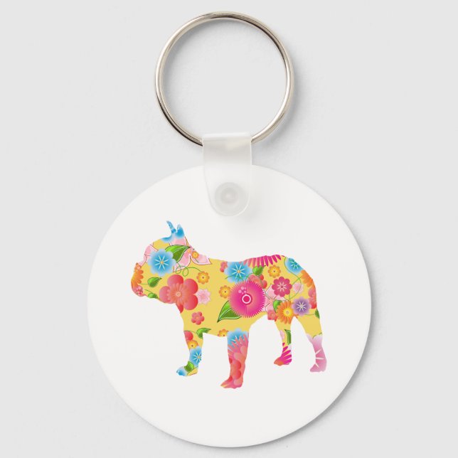 French Bulldog Key Ring (Front)